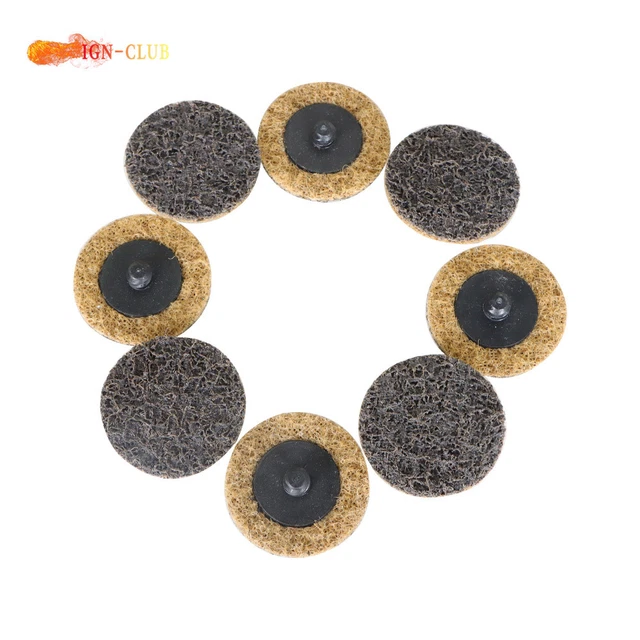 New 50Pcs 2" Coarse Surface Conditioning Discs Roll Lock Die Grinder Sanding Pad