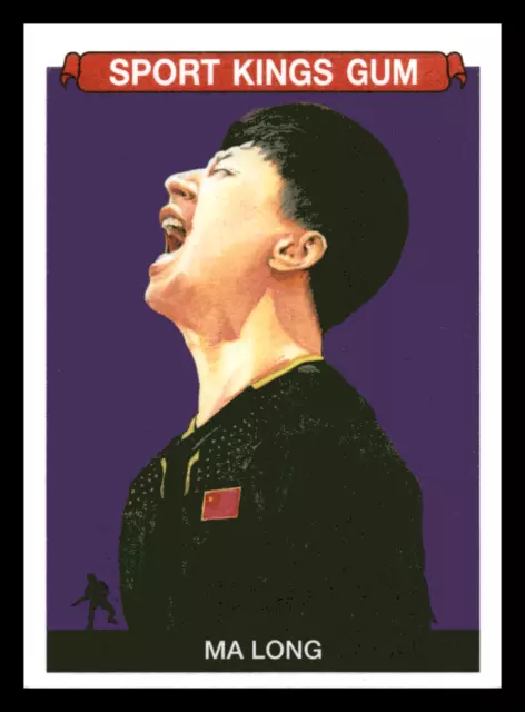 2023 Sport Kings Gum Ma Long  Table Tennis #124 Centered Mint