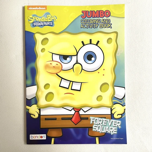 SPONGEBOB SQUAREPANTS JUMBO COLORING AND ACTIVITY BOOK NEW SHIPS