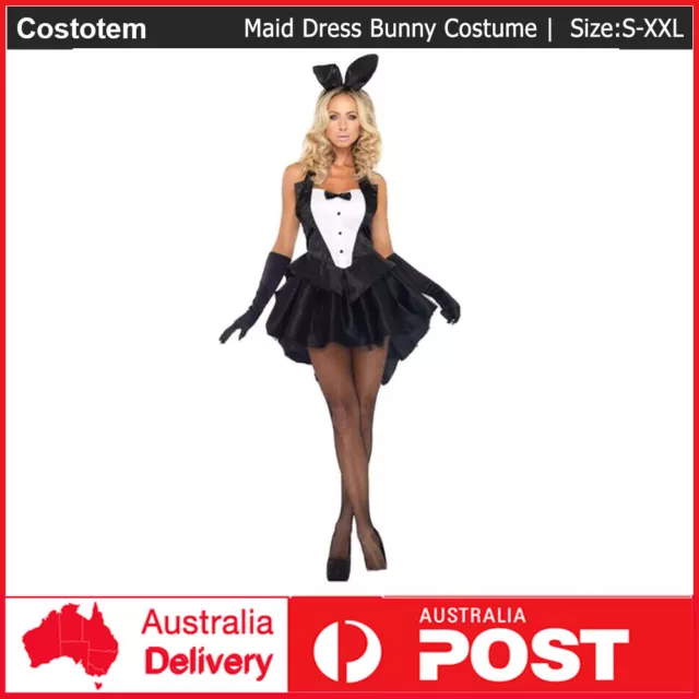 Sexy Women Lingerie Maid Outfit Fancy Dress Easter Bunny Rabbit Cosplay Costume