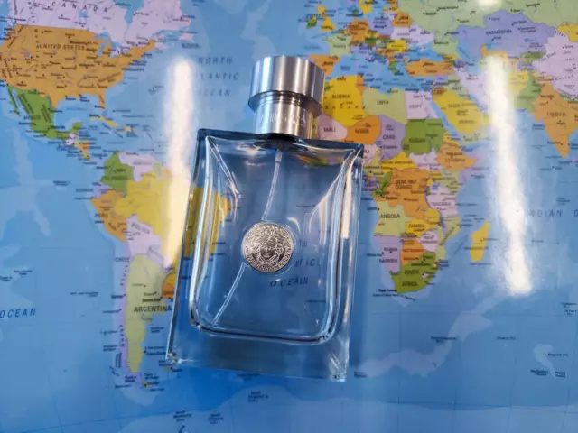 Empty collectors bottle, Versace pour Homme, Dylan Blue
