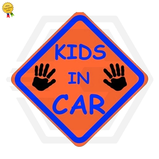 Kinder an Bord Saugnapf Diamantschild Kind Auto Van Sicherheit hängende Heckscheibe