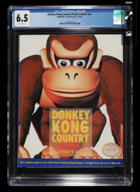 1994 Donkey Kong Country Nintendo Players Guide CGC 6.5 🦍