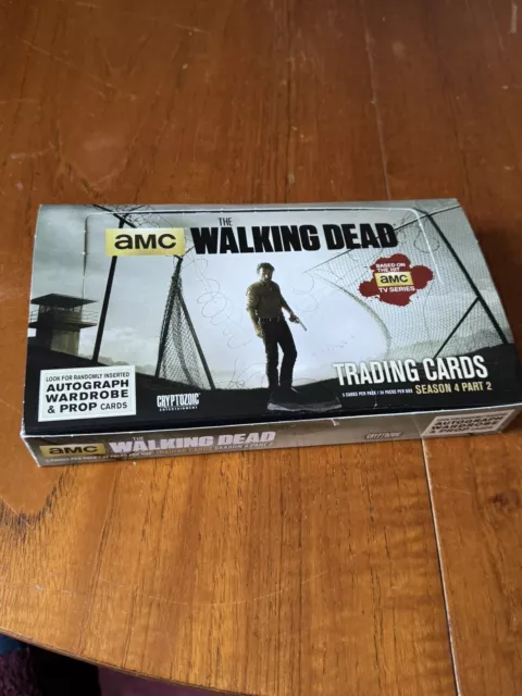 Complete Set Of 72 ‘The Walking Dead’ Trade Cards In Box - Season 4 Part 2 2016