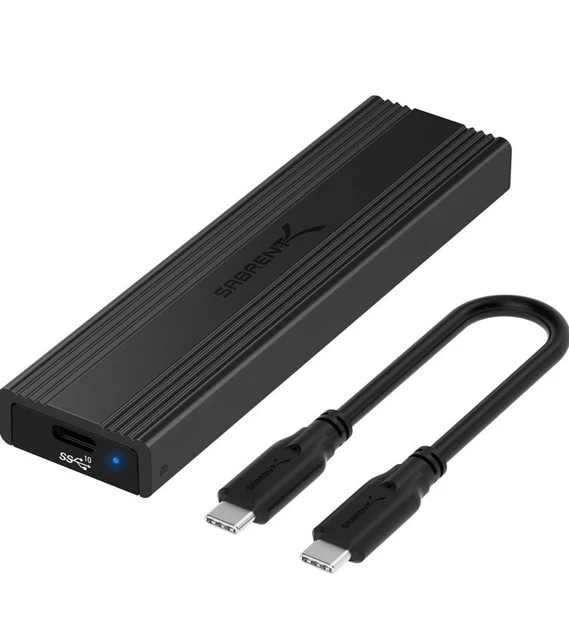 Boîtier USB 3.1 (10 Gb/s) dual slot pour SSD M.2 SATA avec