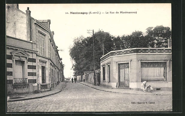 CPA Montmagny, La Rue de Montmorency, vue partielle
