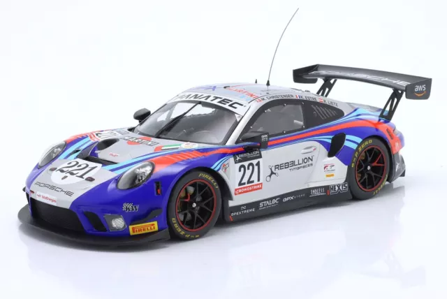 IXO 1/18 PORSCHE 911 991-2 GT3 R MARTINI RACING N 221 24h SPA 2022 LIETZ ESTRE