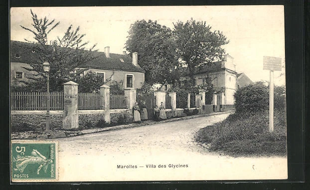 CPA Marolles, Villa des Glycines