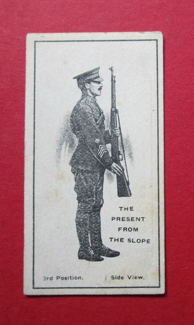 IMPERIAL TOBACCO OF CANADA 1915 ANTIQUE CIGARETTE CARD  INFANTRY TRAINING  No 18