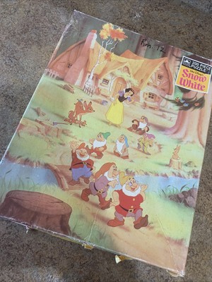 VINTAGE DISNEY'S SNOW White and the Seven Dwarfs 200 Piece Puzzle ...