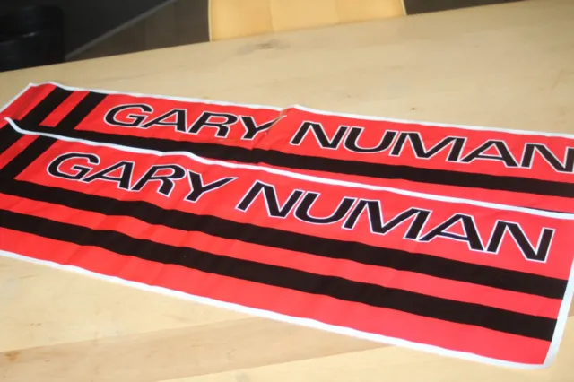 Gary Numan - 2x Large Plastic Promo Banners