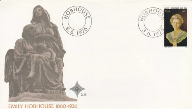 RSA3038) South Africa Commemorative FDC, set of 4, 1978, Emily Hobhouse 2.16, Oc