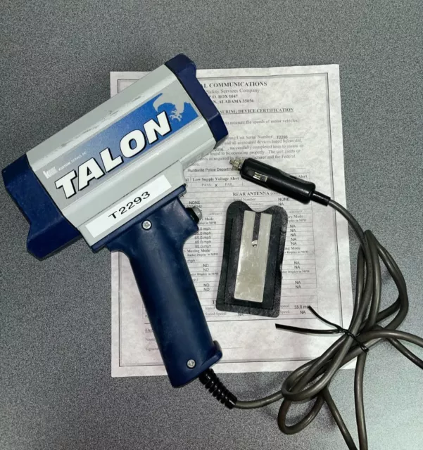 Kustom Signals Talon Traffic Radar Speed Gun Frequency Ka Band 4
