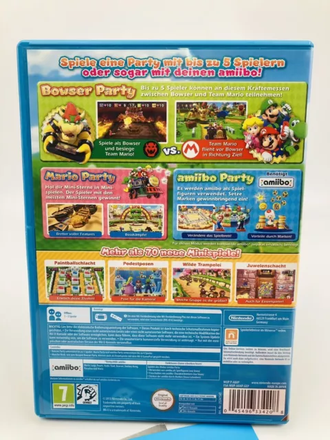 Mario Party 10 Nintendo Wii U complete OVP 3