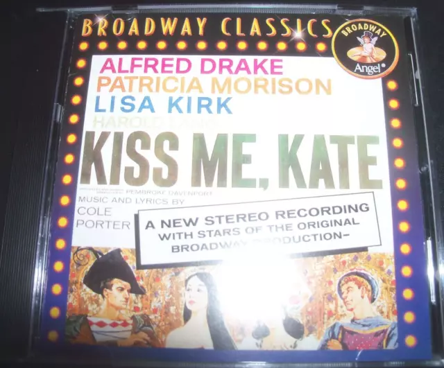 Kiss Me, Kate (Cole Porter - Alfred Drake) Broadway Soundtrack CD – Like New