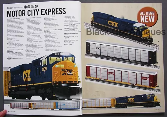Orig 2012 Lionel  Signature Edition Model Trains/Accessories Catalog w/Prices 3