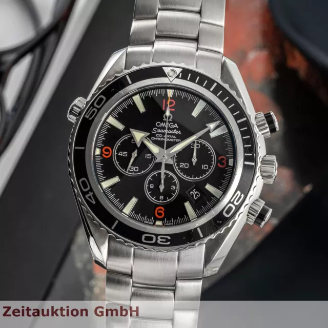 Omega Seamaster Planet Ocean Chronograph Stahl Automatik Herrenuhr 2210.51.00