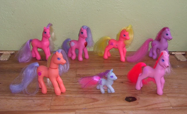 Lot de 7 figurines Mon petit poney G2 - My little pony - dans l'état Lot de 7 figurines Mon petit poney G2 - My little pony - dans l'état