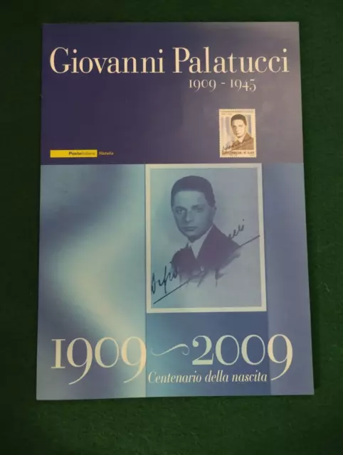 Folder Filatelico Francobolli 2009 Giovanni Palatucci
