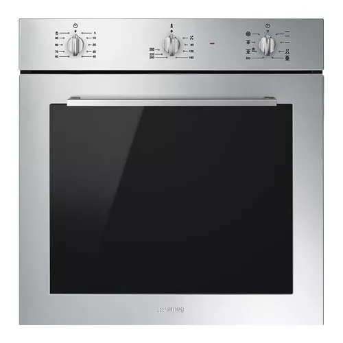 SMEG Four Électrique Attisé Inox 70 L 8 Fonctions Classe A