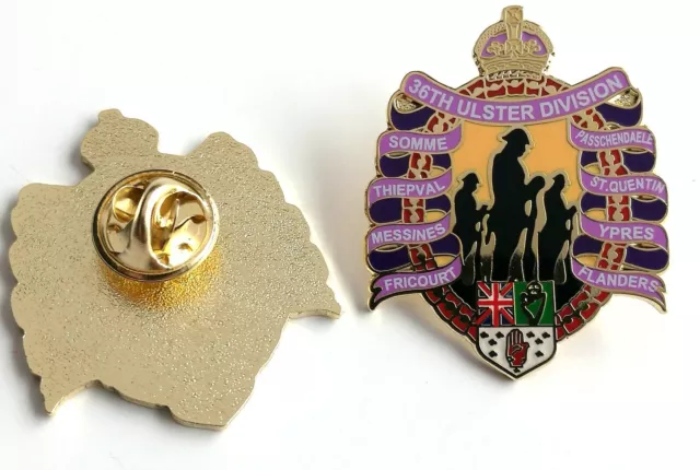 36th ulster division lapel pin badge the Somme Ypres loyalist orange order
