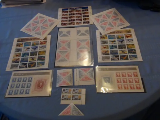 United States MNH Sheets Plate Blocks Booklets 32 Cent Lot Scott #3130- 3146 90%