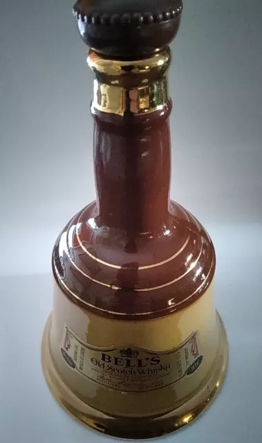 Vintage Bells Blended Old Scotch Whisky 75cl Bell Decanter . Wade, 10" tall.