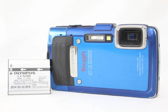 OLYMPUS TOUGH TG-835 Blue Waterproof Digital Camera 5x Wide