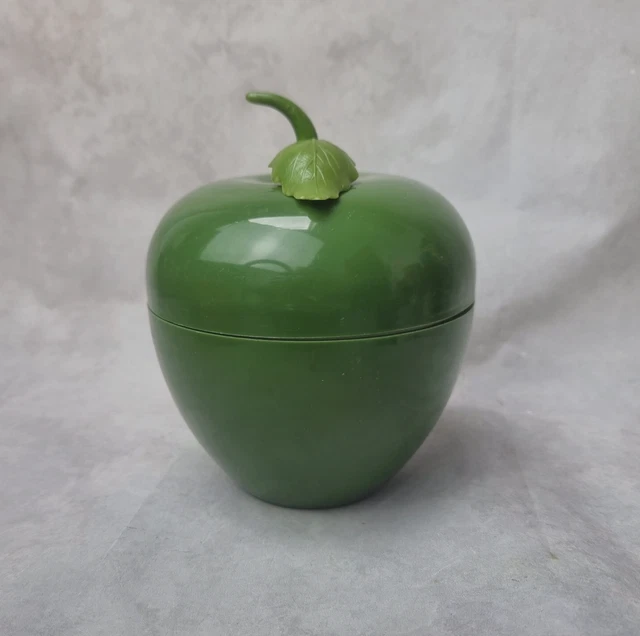 Seau à Glaçons Vintage Luxium – Pomme En Métal – Made In France – Occasion