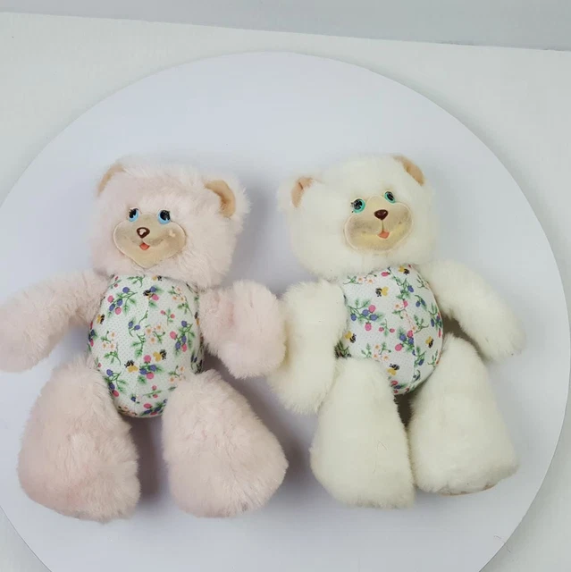 1998 Meggieberry Sarahberry Fisher Price Animal Plushed 2 pcs Stuffed Toys Doll