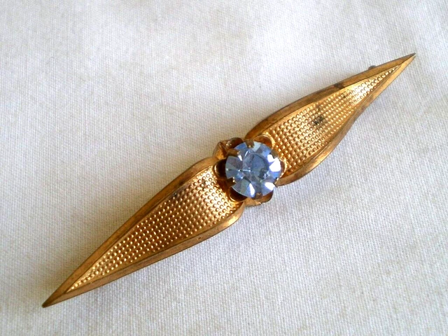 VINTAGE BROCHE ANCIENNE ANNÉES 1950 EN STRASS jewelry