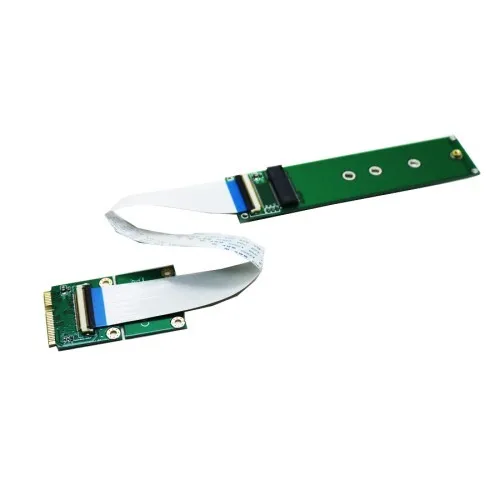 Adaptateur Sintech m.2 (NGFF) nvme SSD vers Mini PCIe avec 20 cm de câble