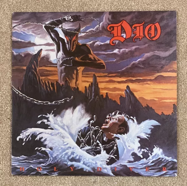 Dio - Holy Diver - 1983 Vinyl LP Record (EX or NM-/EX) Allied Pressing SLM