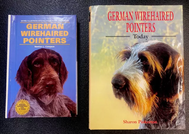 Lot of 2 German Wirehaired Pointers Books very good condition (SKU 0051)