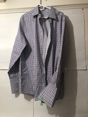 J.Hilburn  Men's 2xl Multicolor Geometric Button-Front Long Sleeve Shirt