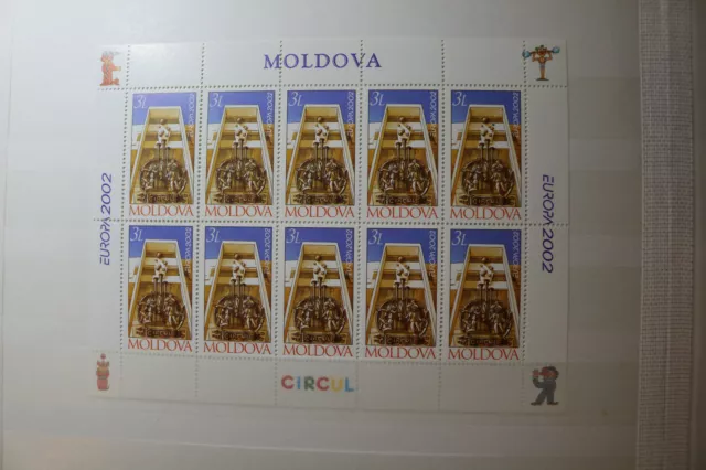 Moldawien Moldova 2002 Kleinbogen sheet MiNr. 429 postfrisch Zirkus CEPT