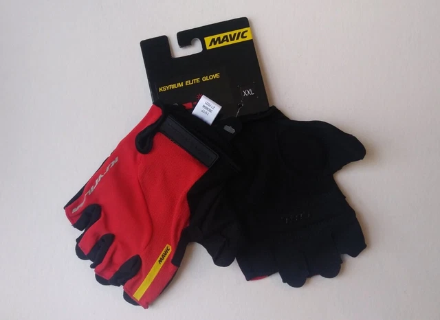 MAVIC Ksyrium Elite Padded Glove  Short Finger XXL International Red or Green