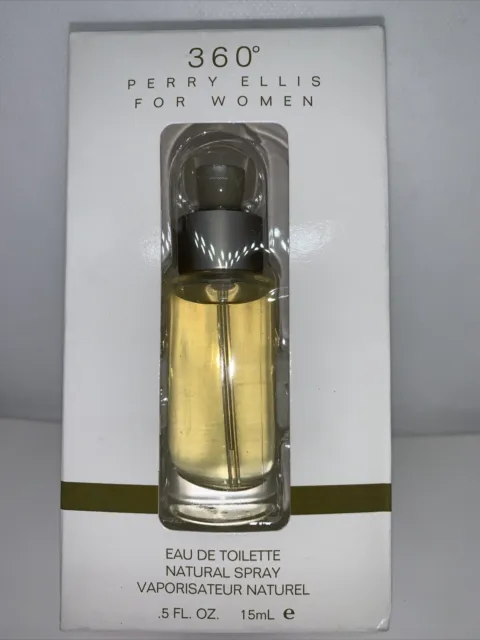 PERRY ELLIS 360 Perfume  0.5 oz/15 ml EDT Spray for Women NEW
