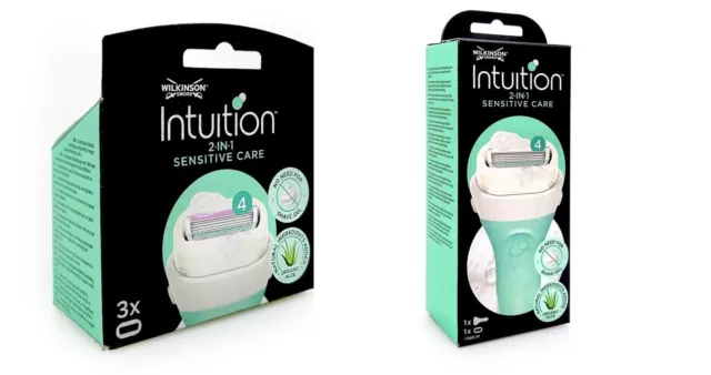 Maniglia rasoio Wilkinson Intuition Sensitive Care con 4 lame