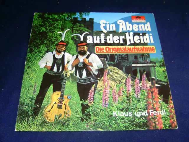 Klaus Und Ferdl Ein Abend Auf Der Heidi 1973 Germany Polydor 2480 149 Vinyl LP