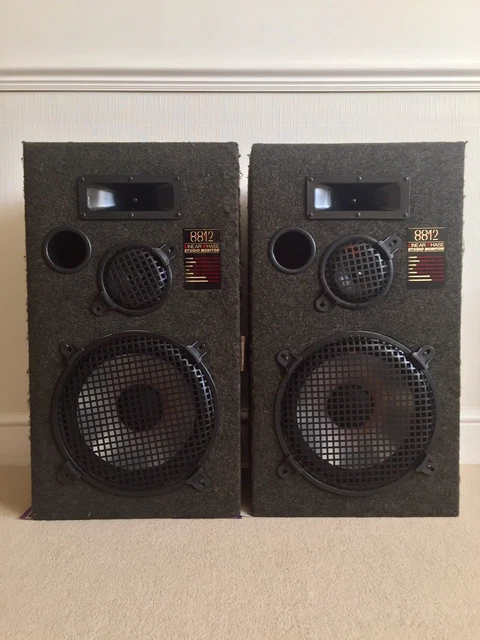 8812 LINEAR PHASE Studio Monitor Speakers x 2 £50.00