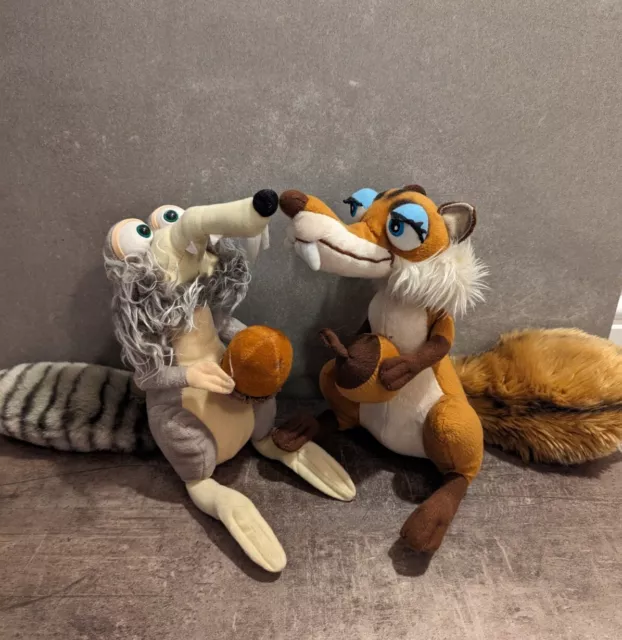 Scrat & Scratte Ice Age Plush Bundle