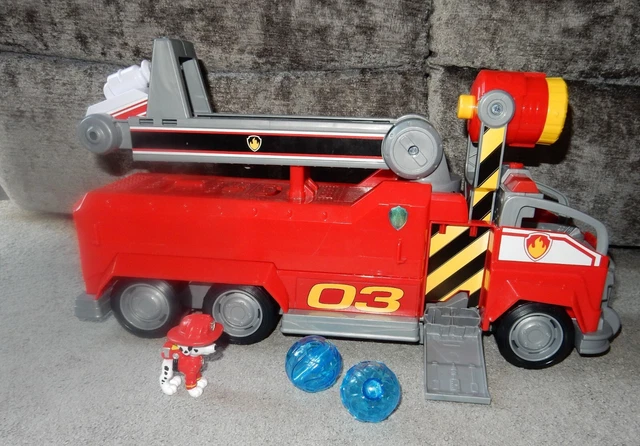 PAW PATROL MARSHALL'S Transforming City camion motore antincendio con PAW PATROL MARSHALL'S Transforming City camion motore antincendio con
