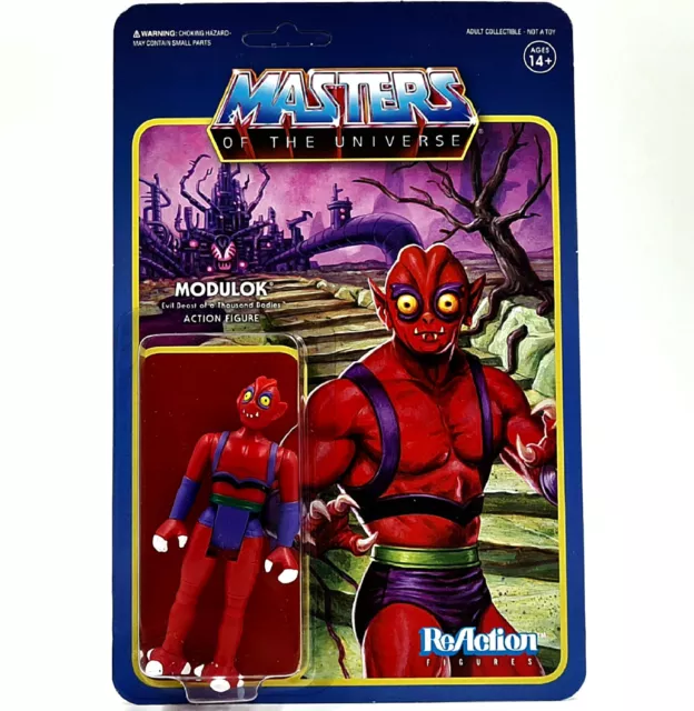 Modulok Figure Masters Of The Universe Motu 2019 Reaction Super7 Neu Ovp Beast A