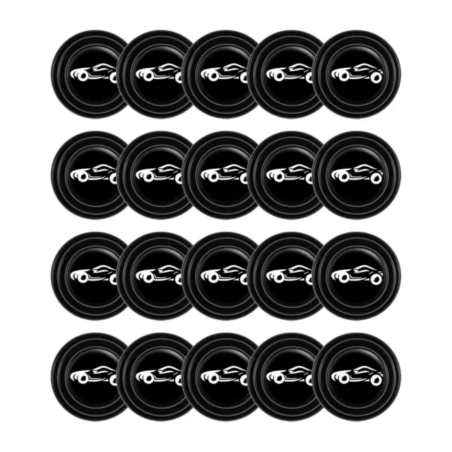 20x Car Door Anti Collision Gasket Noise Reduction Buffer Cushion for Trunk