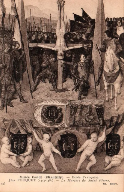 CPA 60 - CHANTILLY (Oise) - Musée Condé. The Martyrdom of St-Pierre (Jean Fouquet)