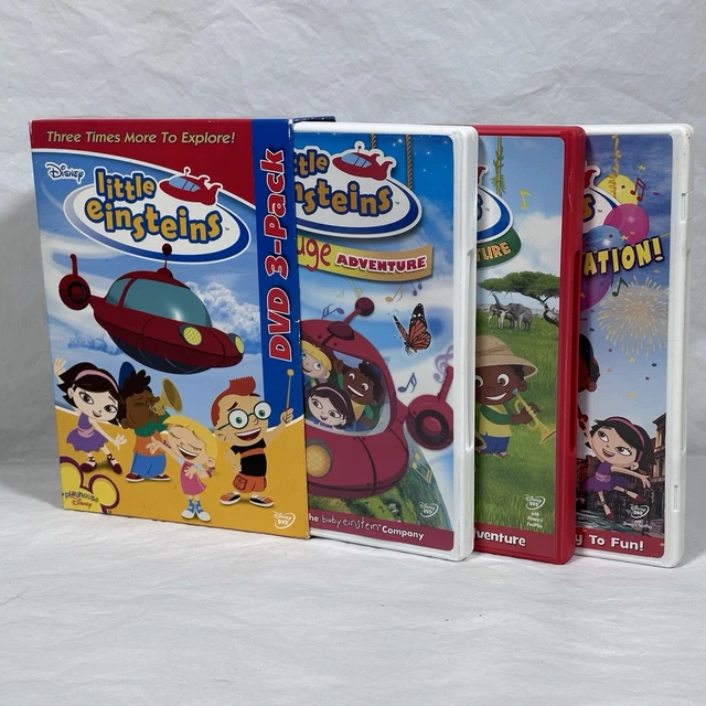 Three Dvd DISNEY LITTLE EINSTEINS- 3 More To Explore Three (DVD) Set £17.22 ...