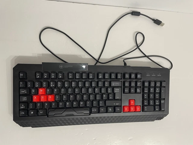 PYTHON OVERDRIVE LED Advanced Gaming Python Gaming Keyboard USB Lights ...