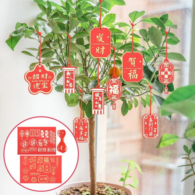 32 Pcs Ornement Chinois Décoration De Plantes Pot Pendaison Crémaillère