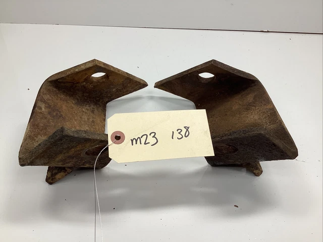 1966-1977 Early Ford Bronco Frame Crossmember Snow Plow Mount Set
